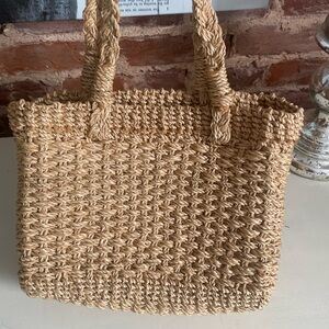 Espirit wicker purse.
